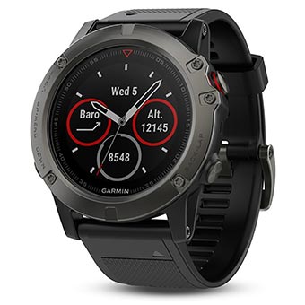 Đồng hồ Garmin Fenix 5x, 51mm, Sapphire Slate Gray