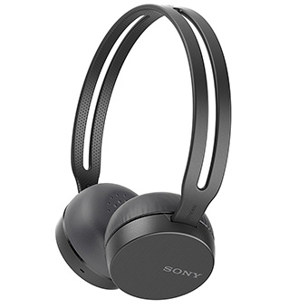 Casque Audio Sans Fil Sony WH-CH400 Bluetooth - Autonomie 20h - Bleu - Diaphragme 30mm, Compatible Appels Mains Libres