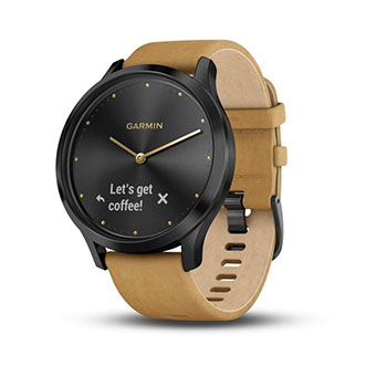 Đồng hồ Garmin Vivomove HR Premium Black Tan